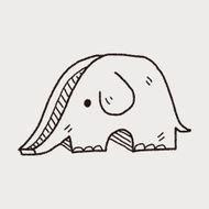 Elephant SLIDE doodle N3
