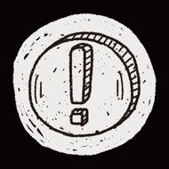 exclamation doodle N12