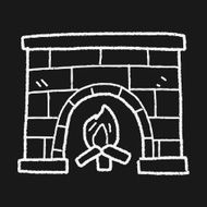 Fireplace doodle N12