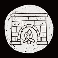 Fireplace doodle N13