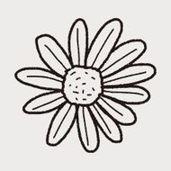 Flower doodle N132