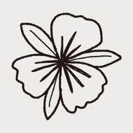 Flower doodle N135