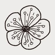 Flower doodle N146