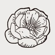 Flower doodle N150