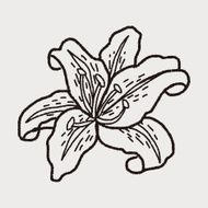 Flower doodle N173