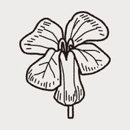 Flower doodle N174