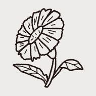 Flower doodle N179
