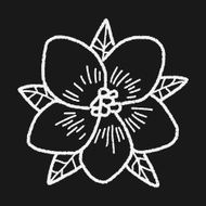 Flower doodle N195