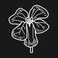 Flower doodle N224