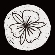 Flower doodle N235