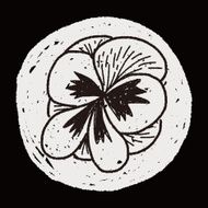 Flower doodle N242