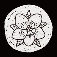 Flower doodle N245