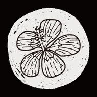 Flower doodle N247