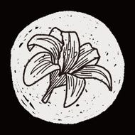 Flower doodle N255