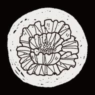 Flower doodle N259