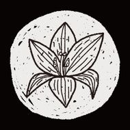 Flower doodle N262