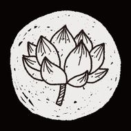 Flower doodle N268