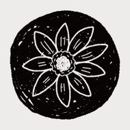Flower doodle N284