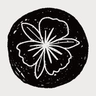 Flower doodle N285