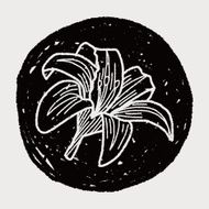 Flower doodle N305