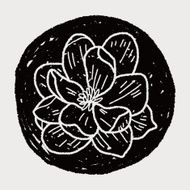 Flower doodle N307
