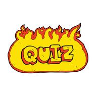 quiz sign cartoon N13