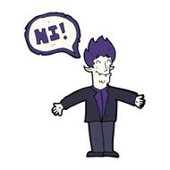 cartoon spooky vampire N26