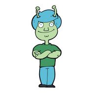 cartoon space alien N30