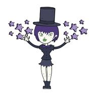 cartoon halloween vampire girl N29