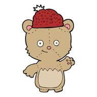 cartoon bear in hat N71