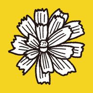 Flower doodle N369