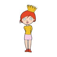 cartoon person wearing crown N53
