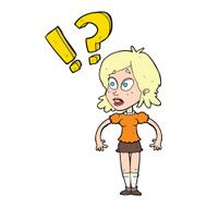 cartoon shocked woman N4