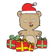 cartoon christmas teddy bear N20