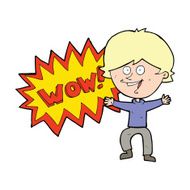 cartoon amazed man N15