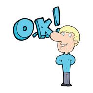 cartoon man saying OK N4