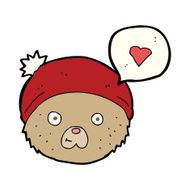 cartoon bear in hat N74