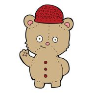 cartoon bear in hat N76