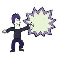 cartoon spooky vampire N29