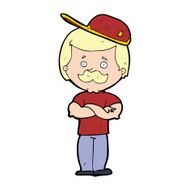 cartoon manly man N4
