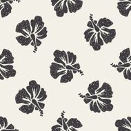 flower doodle seamless pattern background N46