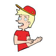 cartoon shocked man N7
