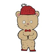 cartoon bear in hat N83
