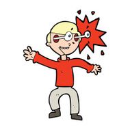 cartoon amazed man N18