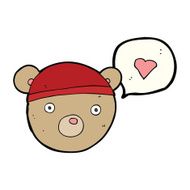 cartoon bear in hat N88