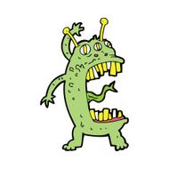 cartoon crazy monster N4