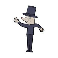 cartoon waving werewolf N3