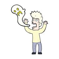 cartoon man possessed by ghost N4