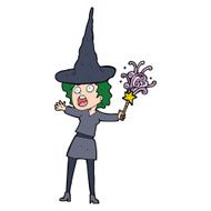 cartoon halloween witch N36