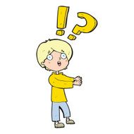 cartoon confused man N22